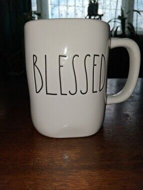 Rae Dunn "Blessed" 16oz Mug